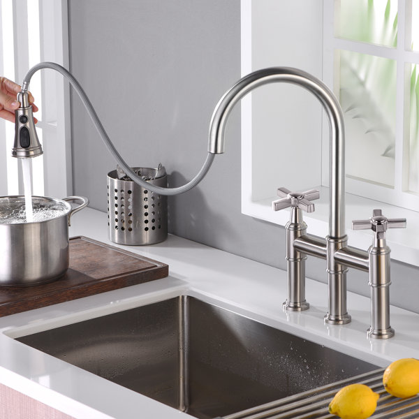 ARRISEA Pull Down Kitchen Faucet Wayfair